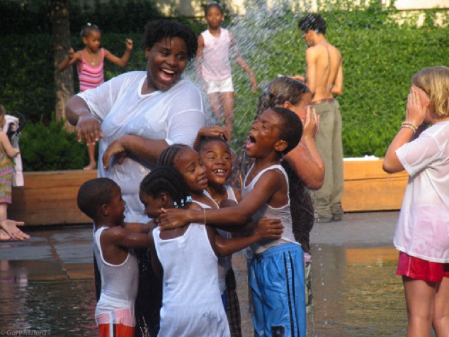 Summer Joy under Crown Fountain
Millennium Park - Chicago